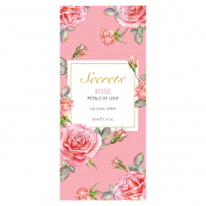 Secrets Cologne Spray Red Rose 50Ml