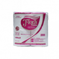 Flora Premium Toilet Paper 3 Ply 4 Rolls
