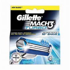 Gillette Mach3 Turbo Cartridges 4S