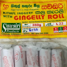 Sawsiri Kithul Gingelly Roll 350G 22 Pcs