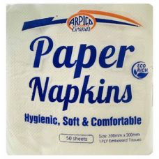 Arpico Paper Napkin  1Ply 50Pcs