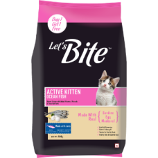 Let'S Bite Active Kitten Ocean Fish 2Pk  400G