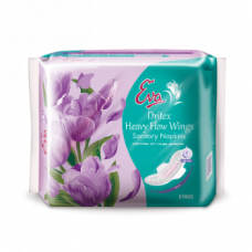 Eva Sanitary Napkins Dritex Heavy Flow Wings 8Pcs