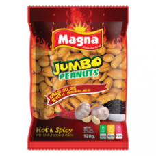 Magna Jumbo Peanuts Hot & Spicy 120G